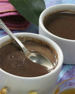 TIMBAL DE CHOCOLATE CON SALSA DE NARANJA