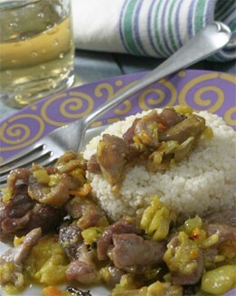 TIMBAL DE CUSCÚS CON CORDERO