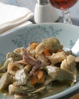 CALDERETA MARINERA CON VERDURAS