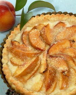 TARTA DE NECTARINAS