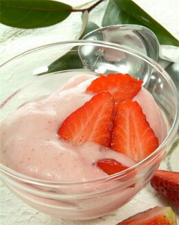 HELADO DE FRESAS