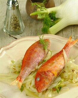 SALMONETES AL HINOJO