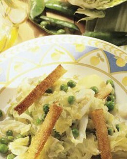 COCIDO DE REPOLLO CON GUISANTES