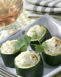 CALABACINES RELLENOS A LAS FINAS HIERBAS