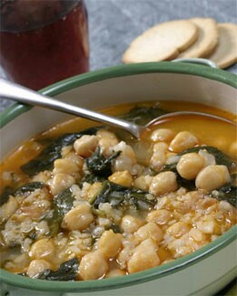 POTAJE DE ESPINACAS CON BACALAO