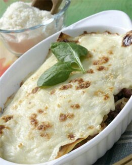 LASAÑA DE CHORIZO Y ESPINACAS