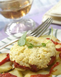 REVUELTO DE BACALAO DE PATATAS