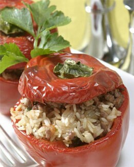 PIMIENTOS RELLENOS DE ARROZ