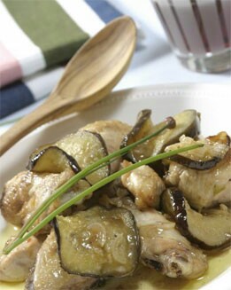 POLLO CON BERENJENAS