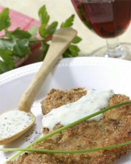 CHULETAS EMPANADAS AL ROQUEFORT