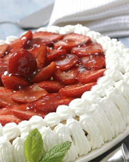 TARTA DE FRESAS Y NATA
