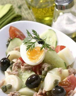 ENSALADA CAMPERA CON PALMITOS