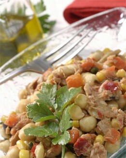 GARBANZOS EN VINAGRETA (RÁPIDA)