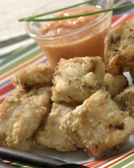 FRITURA DE PALOMETA CON SALMOREJO