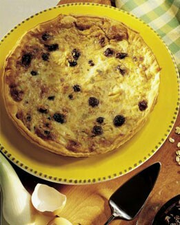 TARTA TEMPLADA DE CEBOLLETAS
