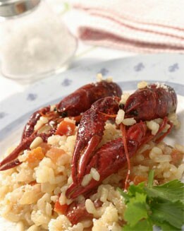 ARROZ MELOSO CON CANGREJOS DE RÍO
