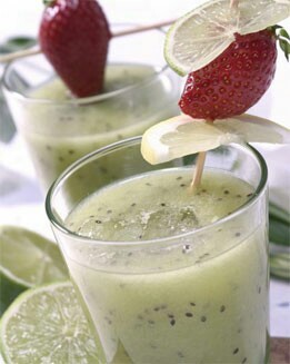 BATIDO DE KIWI CON VODKA
