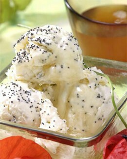 HELADO DE SEMILLAS DE AMAPOLA