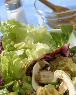 ENSALADA VERDE CON CHAMPIÑONES