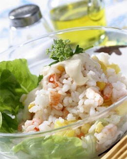 CONCHAS DE LECHUGA CON ENSALADILLA