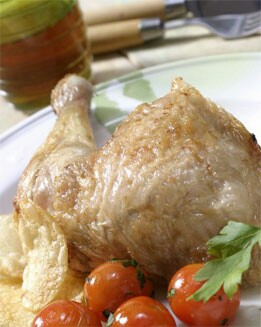POLLO ASADO A LAS FINAS HIERBAS