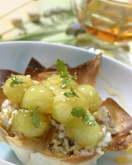TARTALETAS DE MELÓN