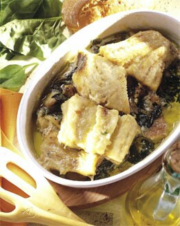 BACALAO CON ESPINACAS