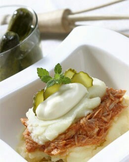 BUDIN DE PESCADO AL GRATÉN (NOVA - RÁPIDA)