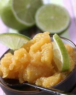 SORBETE DE MELOCOTÓN