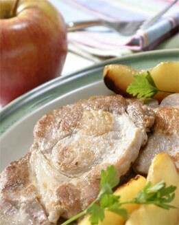 LOMO DE CERDO  CON MANZANAS (RÁPIDA)