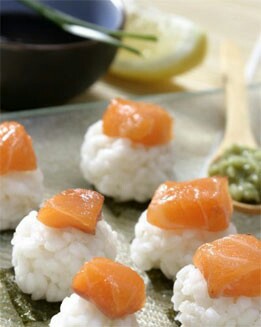BOLITAS DE SUSHI CON AHUMADOS (RÁPIDA)
