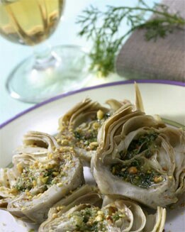 ALCACHOFAS CON MOJO VERDE ( RÁPIDA )