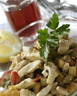 MENESTRA DE VERDURAS CON EMPERADOR