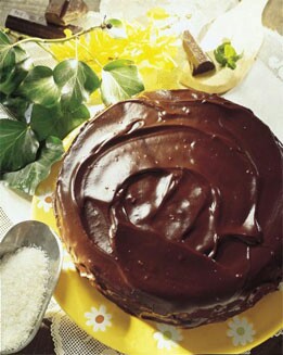 TARTA DE CHOCOLATE CON COCO