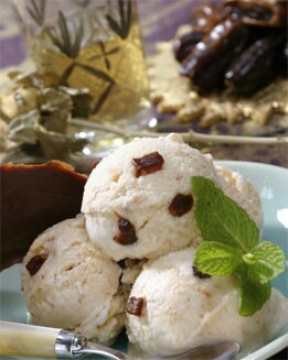 BISCUIT DE DÁTILES CON TEJA DE CHOCOLATE