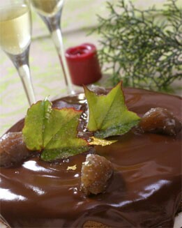 TARTA HELADA DE NAVIDAD
