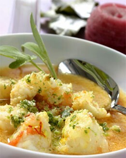 SOPA DE RAPE CON AZAFRÁN