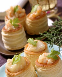 VOLOVANES DE GAMBAS AL ENELDO