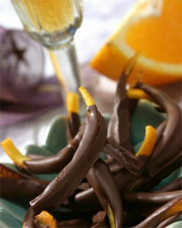 BOMBONES DE NARANJA CONFITADA