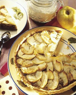 TARTA DE MANZANA Y MORCILLA