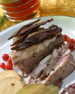 TERRINA DE PATO CON CASTAÑAS