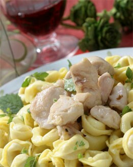 POLLO AL HORNO CON TORTELLINI