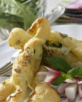 ROLLITOS DE ESPINACAS CON PASAS