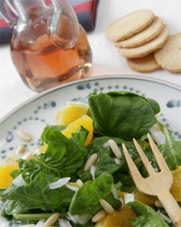 ENSALADA DE NARANJA Y ESPINACAS