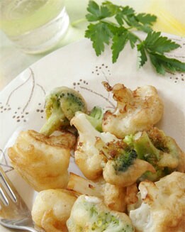 TEMPURA DE COLIFLOR Y BRÉCOL