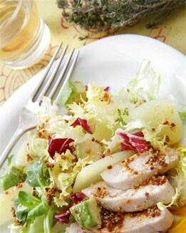 ENSALADA TEMPLADA DE POLLO