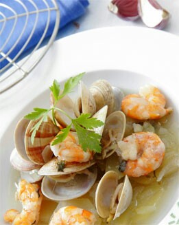 GUISO DE ALMEJAS CON PATATAS
