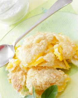 CRUMBLE DE COCO Y MANGO