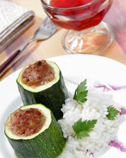 CALABACINES RELLENOS DE FOIE