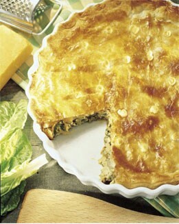 PASTEL DE ACELGAS EN HOJALDRE